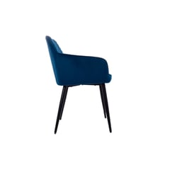 BONNO - Silla de Diseño Milei Tela Azul Rey