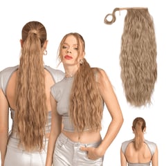 MY DOLL HAIR - Ponytail Ondulada Shak 26 pulgadas - Rubio Arena