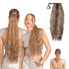 MY DOLL HAIR - Ponytail Ondulada Shak 26 pulgadas - Mix Latte