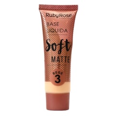 RUBY ROSE - Base Líquida Soft Matte Beige 3