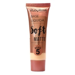 RUBY ROSE - Base Líquida Soft Matte Beige 5