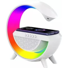 GENERICO - Parlante Lampara Rgb Cargador Inalámbrico Bluetooth