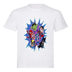 ANONIMO - Camiseta Super Héroes Para Niños Camisa Unisex..