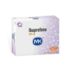 TECNOQUIMICAS - Ibuprofeno 800 Mg Caja X 30 Cap -