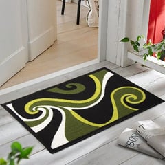 GENERICO - Alfombra Tapete Pie De Cama - Entrada Verde 50 X 80cms