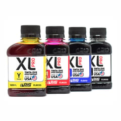 BIG COLORS - TINTAS BIGCOLORS XL PRO COMPATIBLE EPSON COMBO 4 X 120ML C/U