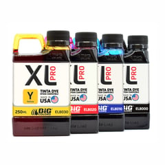 BIG COLORS - TINTAS XL PRO COMPATIBLES CON EPSON COMBO 4 X 250ML C/U