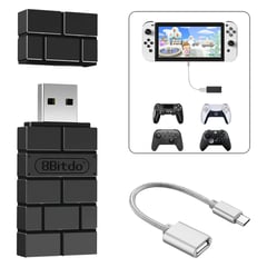 8BITDO - Adaptador USB Inalámbrico Para Nintendo PC SteamDeck Nuevo