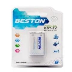 IRONBAT - 1 pila recargable cuadrada beston 9v