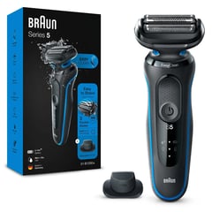 BRAUN - Afeitadora Serie 5 Lavable Recargable Patillero 3 Cuchillas