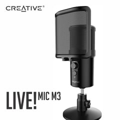 CREATIVE LABS - MICROFONO PROFESIONAL - CREATIVE LIVE MIC M3 - HAZ OÍR TU VOZ