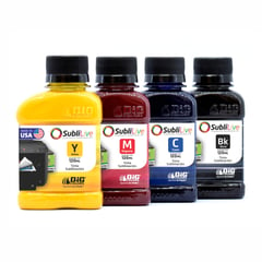 BIG COLORS - TINTAS SUBLIMACION MADE IN USA - COMPATIBLE EPSON F170 COMBO 4X 120ML