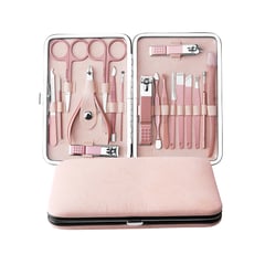 GENERICO - Set Manicure Pedicure Kit Cortauñas Profesional 18 Piezas