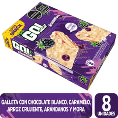 NACIONAL DE CHOCOLATES - Chocolatina Gol Mega Aranadamora Plegadiza x 8 unidades