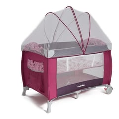 CUTEBABIES - Cuna Corral Toldillo Camping Serpentina Morado