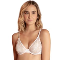 FORMAS INTIMAS - Bralette Mujer Blanco Fi 84475