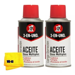 3 EN UNO - Aceite Aerosol 3 En 1 - Multiusos 135ml/ 4.5oz X2 Und