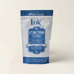 LOK FOODS - Cacao en Polvo x 200 Grs - Lök Foods