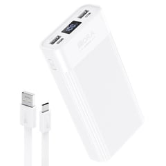 1 HORA - Power Bank Batería Portátil 20000mah 1hora Gar117 Color Blanco