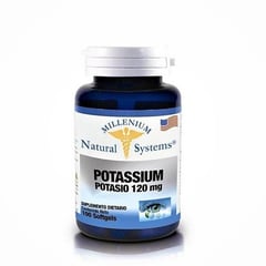 MILLENIUM NATURAL SYSTEMS - Potasio 120 Mg x 100 Soft - Natural Systems