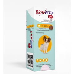 MSD - Bravecto 2-4.5kg 1 Mes Antipulgas