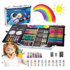 TV NOVEDADES - Set De Artes Profesional Para Niños Kit De Pintura 145 Pcs