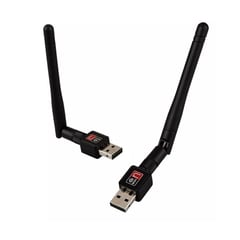 GENERICO - Adaptador Receptor Wifi Usb Inalambrico 150 Mbps Con Antena