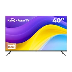 KALLEY - TV 40" Pulgadas 102 cm K-RTV40HD Smart TV Roku TV