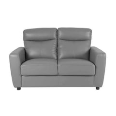 MUEBLES MOLTI - Sofa 2 puestos sintetico Gris Oana