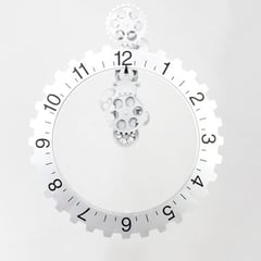 KIKKERLAND - Reloj De Pared Rueda Grande Gris