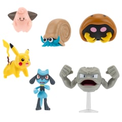 POKEMON - Figuras De Batalla De 5 Cm X 6 Unidades