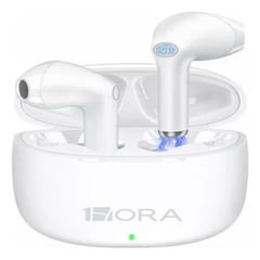 1 HORA - Audífonos Bluetooth Inalámbricos Wireless In-ear Aut201 Color Blanco