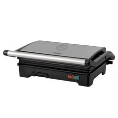 MASTERCHEF - Parrilla Panini Grill+ 2 Rebanadas 180° Acero by Hukën