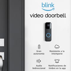 AMAZON - Blink Timbre Inteligente con Cámara Integrada HD Compatible con Alexa