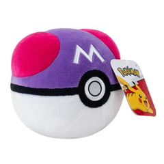 POKEMON - Peluche Poke Bola 12Cm Masterball Violeta Blanco