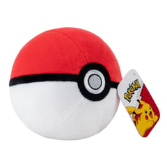 POKEMON - Peluche Poke Ball 12 Cm Pokebola Rojo - Blanco