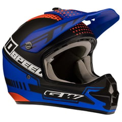 GW - Casco Fullface Infantil BMX 1110 SPEDD Talla M 57-58 cm