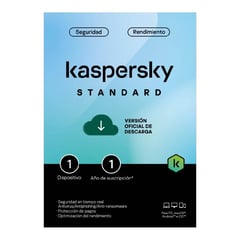 KASPERSKY - Standard 1 Disposivivo 1 Año Para Windows o MacOs