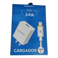 SPEED SONG - Cargador Carga Rápida Celular Cable Tipo C 34a