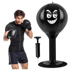 GENERICO - Bolsa Pelota Entrenamiento Boxeo Escritorio Resorte Inflable