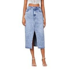 FRIOLENTA - Falda Jean Denim Midi