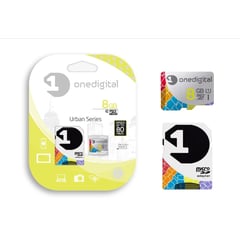 ONEDIGITAL - Memoria Micro Sd One Digital 8 gb Clase 10 Original