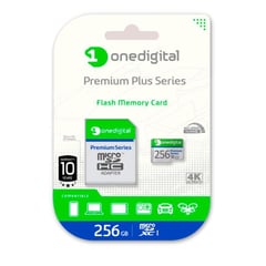 ONEDIGITAL - Memoria Micro Sd One Digital 256 gb Clase 10 4K Original