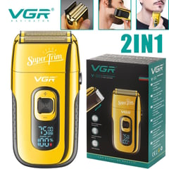 VGR - Afeitadora Eléctrica Hombre Shaver V-332 Rasuradora Usb