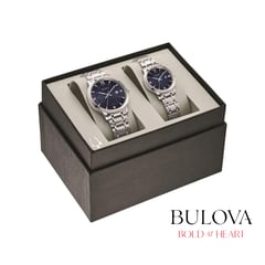 BULOVA - Reloj Set 2 relojes Hombre y Mujer