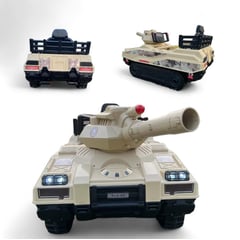 BRITOCHET - Carro montable Eléctrico Tanque de Guerra 24V Para Niños