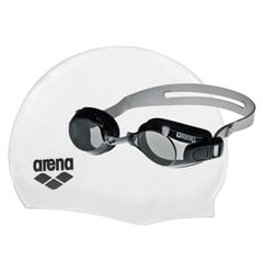 ARENA - Gafas Pool Set Silver Smokewhite Black