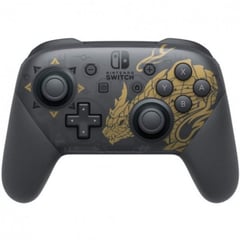 NINTENDO SWITCH - Control Inalámbrico NlNTENDO SWTCH Edición Negro + Dorado Dragón