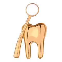 GENERICO - Pin Odontologia Broche Muela Elegante