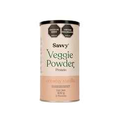 SAVVY - Proteina Veggie Powder Crema Vainilla X 630g